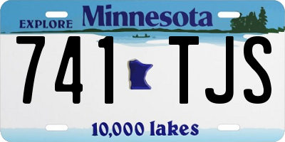 MN license plate 741TJS