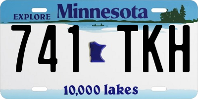 MN license plate 741TKH