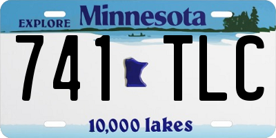 MN license plate 741TLC