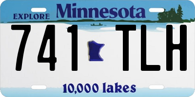 MN license plate 741TLH
