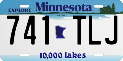MN license plate 741TLJ