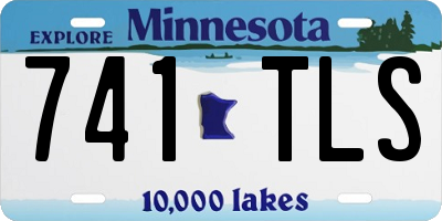 MN license plate 741TLS