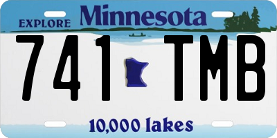 MN license plate 741TMB