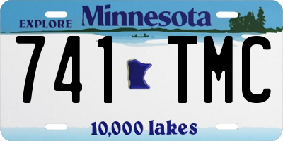 MN license plate 741TMC