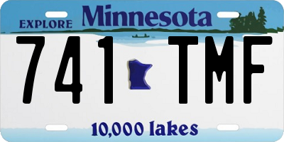 MN license plate 741TMF