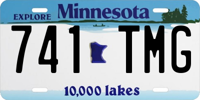 MN license plate 741TMG
