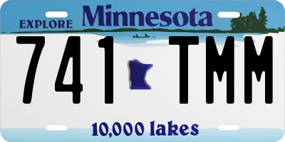 MN license plate 741TMM