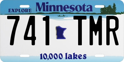 MN license plate 741TMR