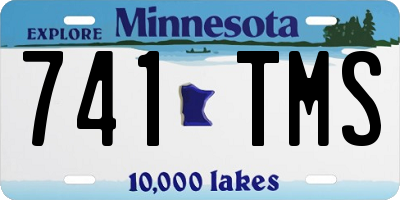 MN license plate 741TMS
