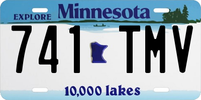 MN license plate 741TMV