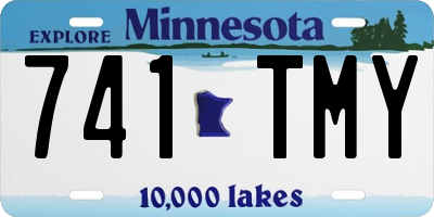MN license plate 741TMY