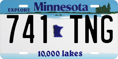 MN license plate 741TNG