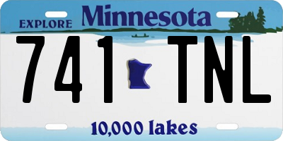 MN license plate 741TNL