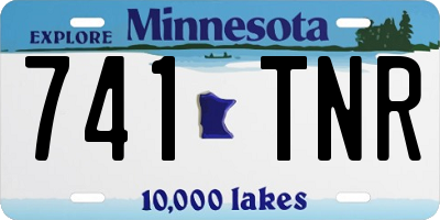 MN license plate 741TNR