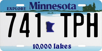 MN license plate 741TPH