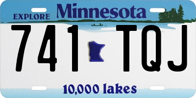 MN license plate 741TQJ