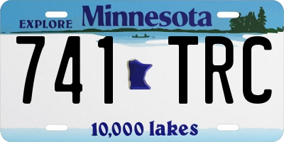 MN license plate 741TRC