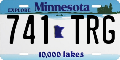 MN license plate 741TRG