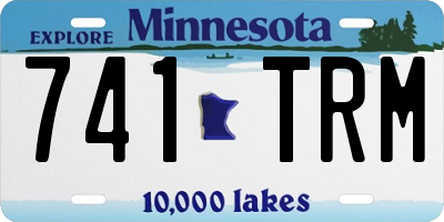 MN license plate 741TRM