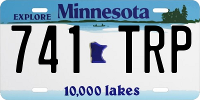 MN license plate 741TRP