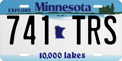 MN license plate 741TRS