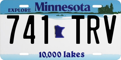 MN license plate 741TRV