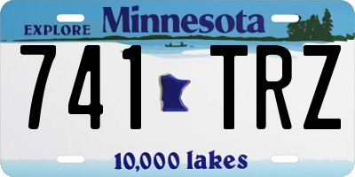 MN license plate 741TRZ