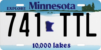 MN license plate 741TTL