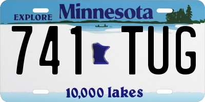 MN license plate 741TUG