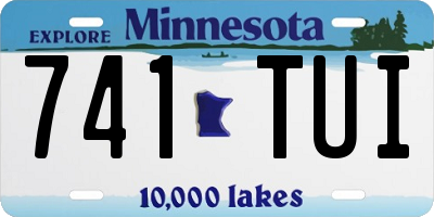 MN license plate 741TUI