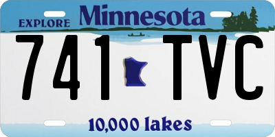 MN license plate 741TVC