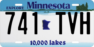 MN license plate 741TVH