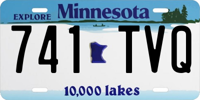 MN license plate 741TVQ
