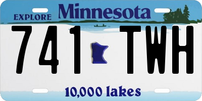 MN license plate 741TWH