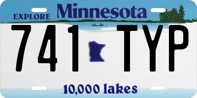 MN license plate 741TYP