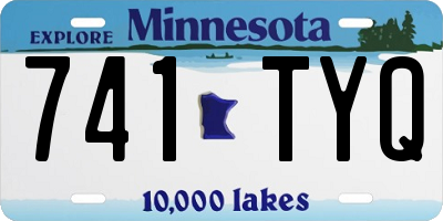 MN license plate 741TYQ
