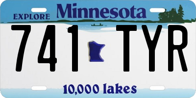 MN license plate 741TYR