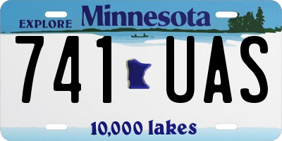 MN license plate 741UAS