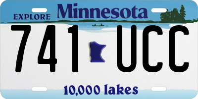 MN license plate 741UCC