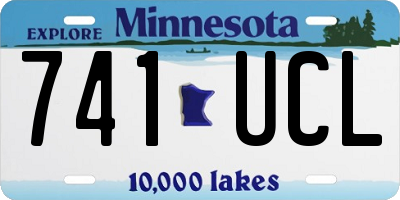 MN license plate 741UCL