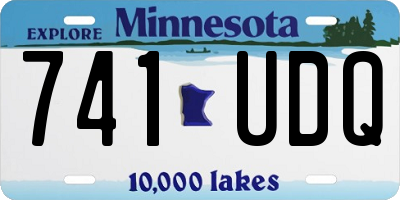 MN license plate 741UDQ