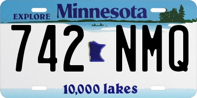 MN license plate 742NMQ