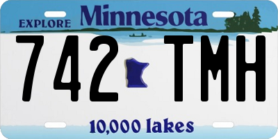 MN license plate 742TMH