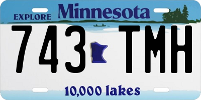 MN license plate 743TMH