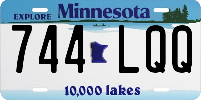 MN license plate 744LQQ