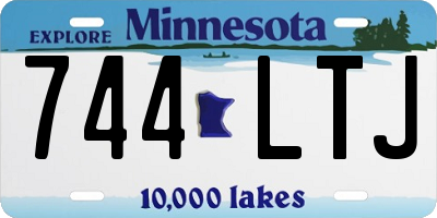 MN license plate 744LTJ