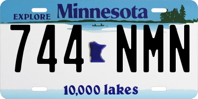 MN license plate 744NMN