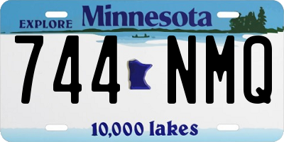 MN license plate 744NMQ