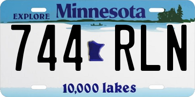 MN license plate 744RLN
