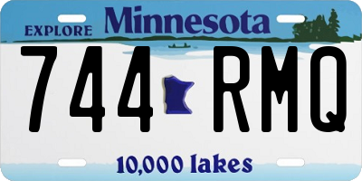 MN license plate 744RMQ